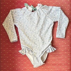 Minnow Floral Long Sleeve swimsuit